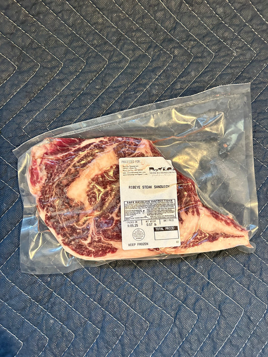 Beef Ribeye Steak Sandwich